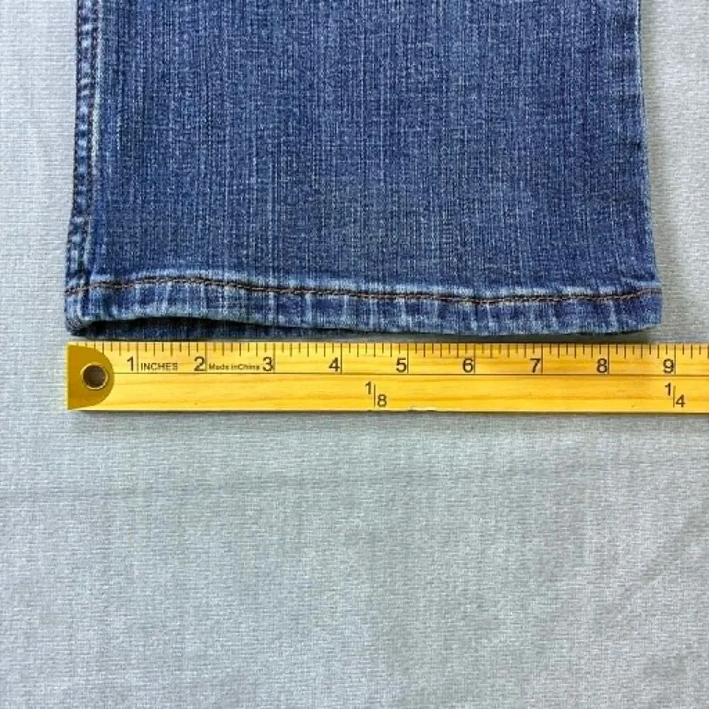 Wrangler Boot Cut Jeans Womens 13x30 Medium Wash Denim Stretch Classic Fit 33x29